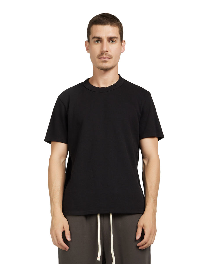 les tien Piqué Binded Neck Tee