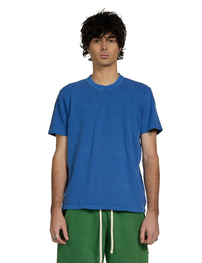 les tien Piqué Binded Neck Tee