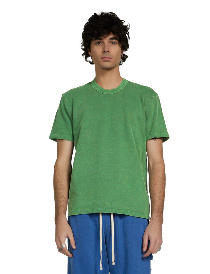 les tien Piqué Binded Neck Tee