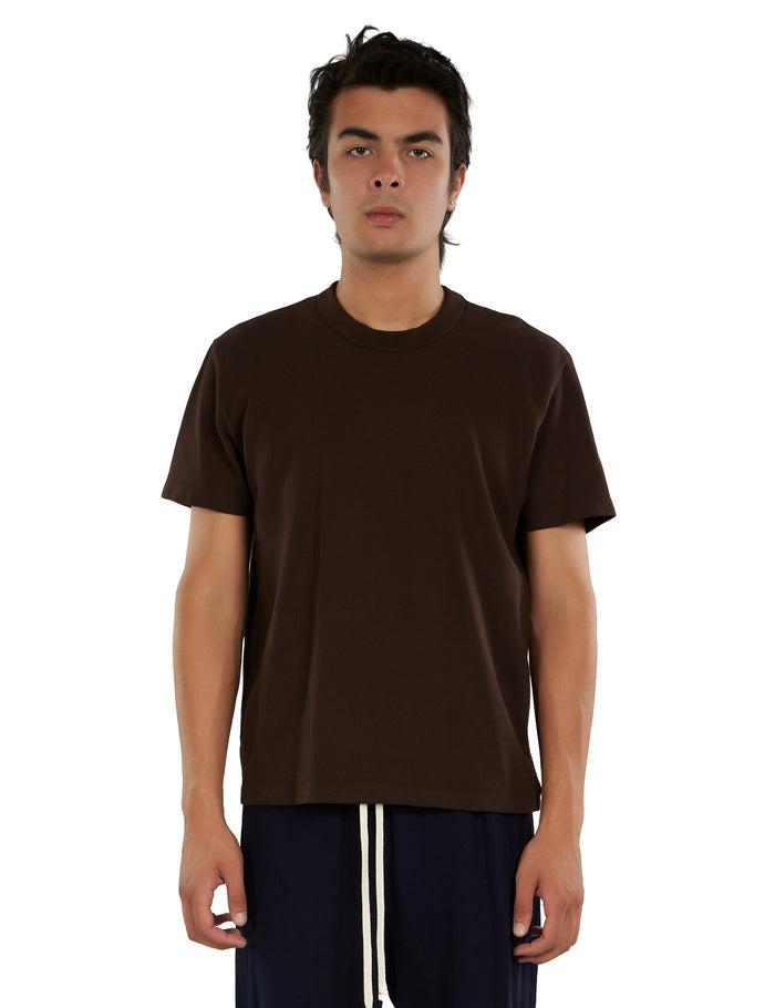 les tien Piqué Binded Neck Tee