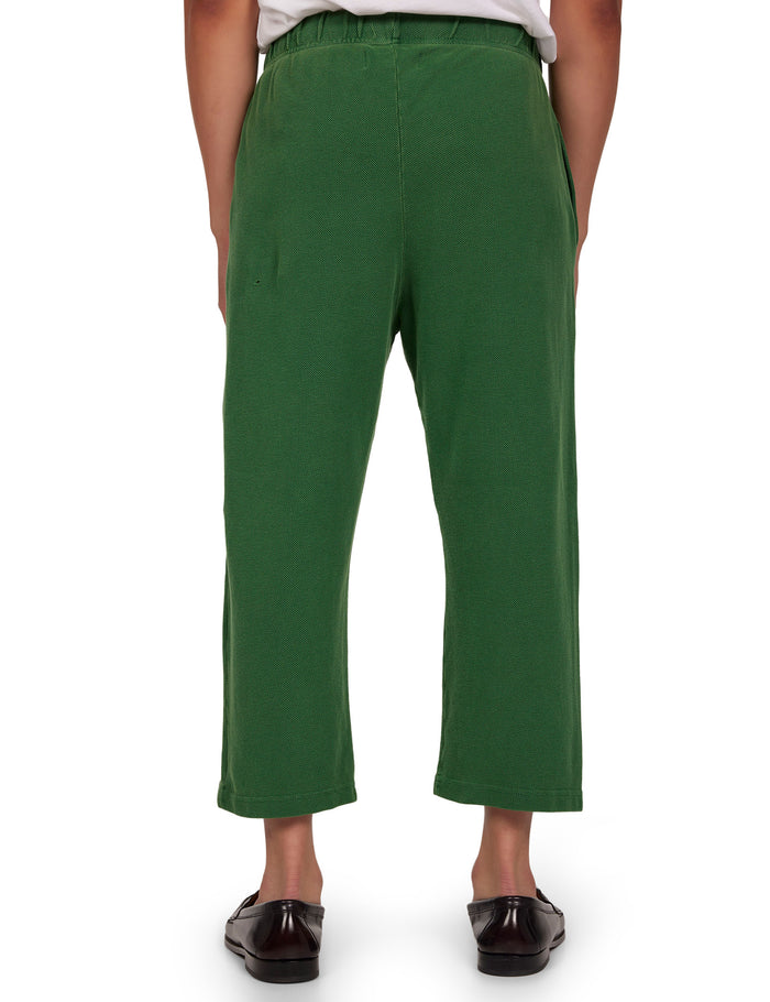 Les Tien Piqué Cropped Relaxed Pant