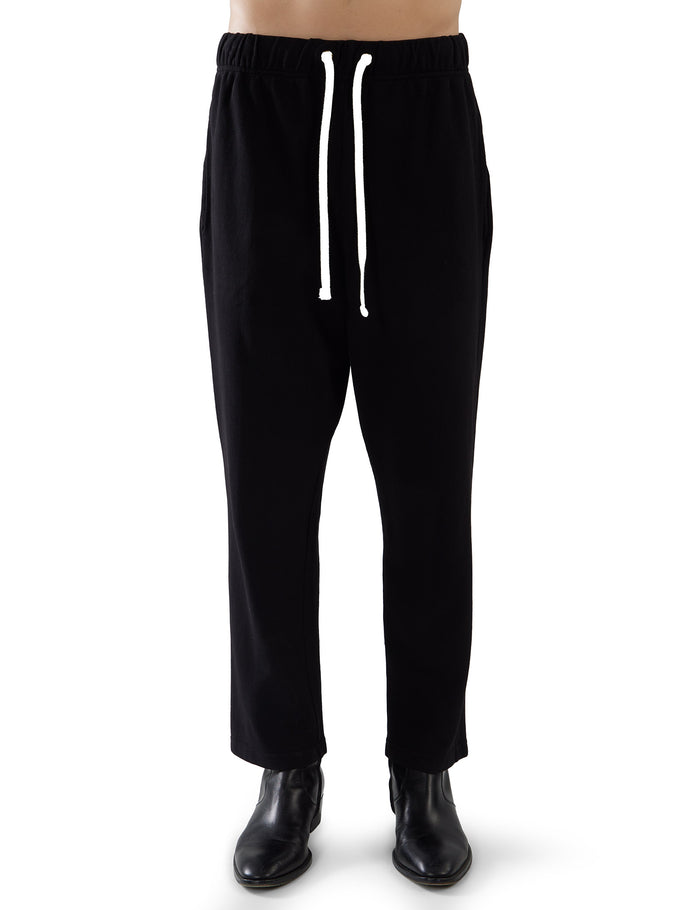 les tien Piqué Cropped Relaxed Pant