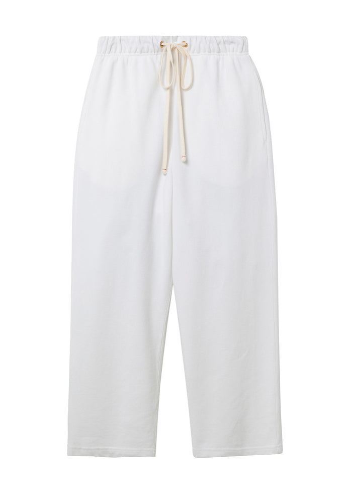 Les Tien Piqué Cropped Relaxed Pant