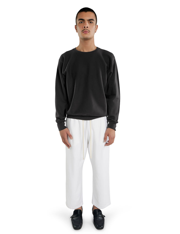 Les Tien Piqué Cropped Relaxed Pant