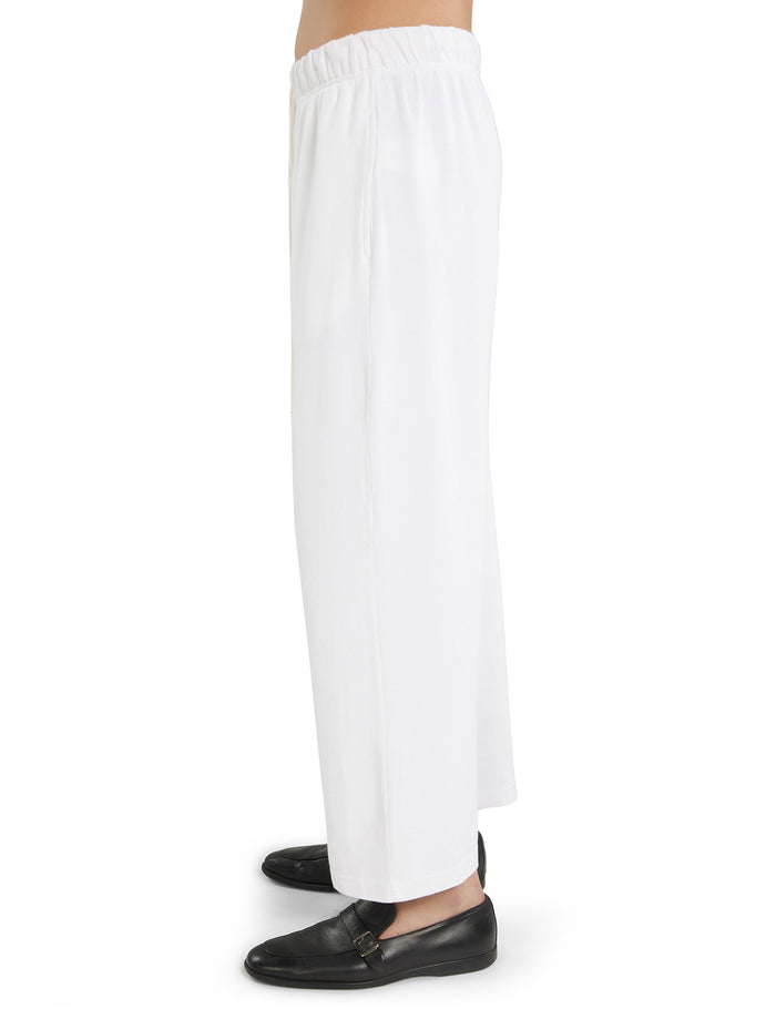 Les Tien Piqué Cropped Relaxed Pant