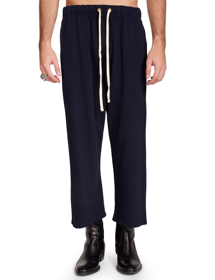 les tien Piqué Cropped Relaxed Pant