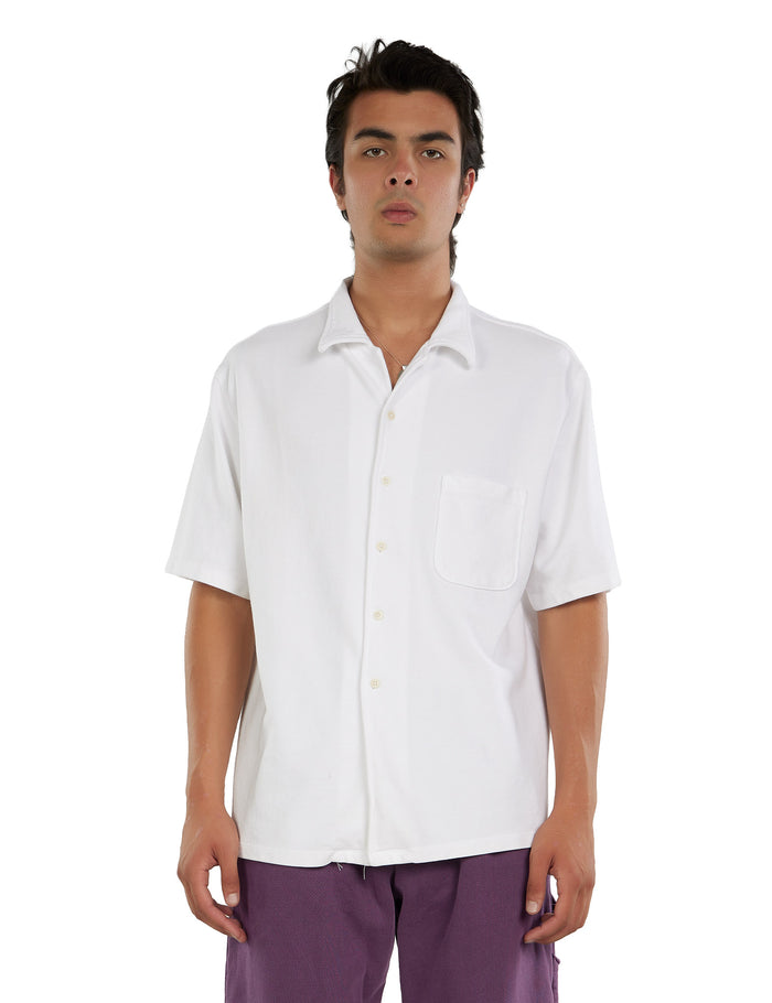 les tien Piqué Cuban Shirt