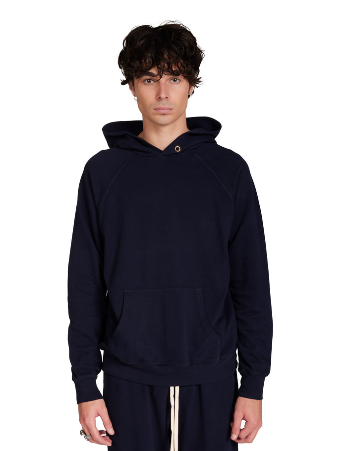 les tien Piqué Raglan Hoodie