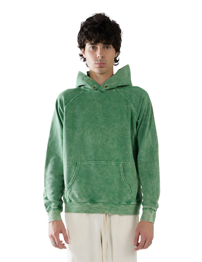 les tien Piqué Raglan Hoodie