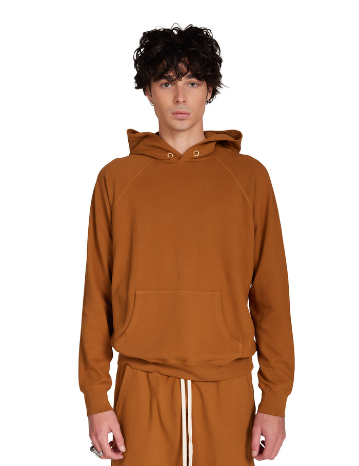 les tien Piqué Raglan Hoodie