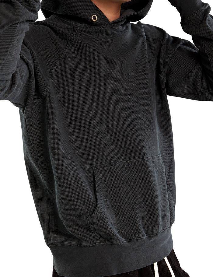 Les Tien Piqué Raglan Hoodie