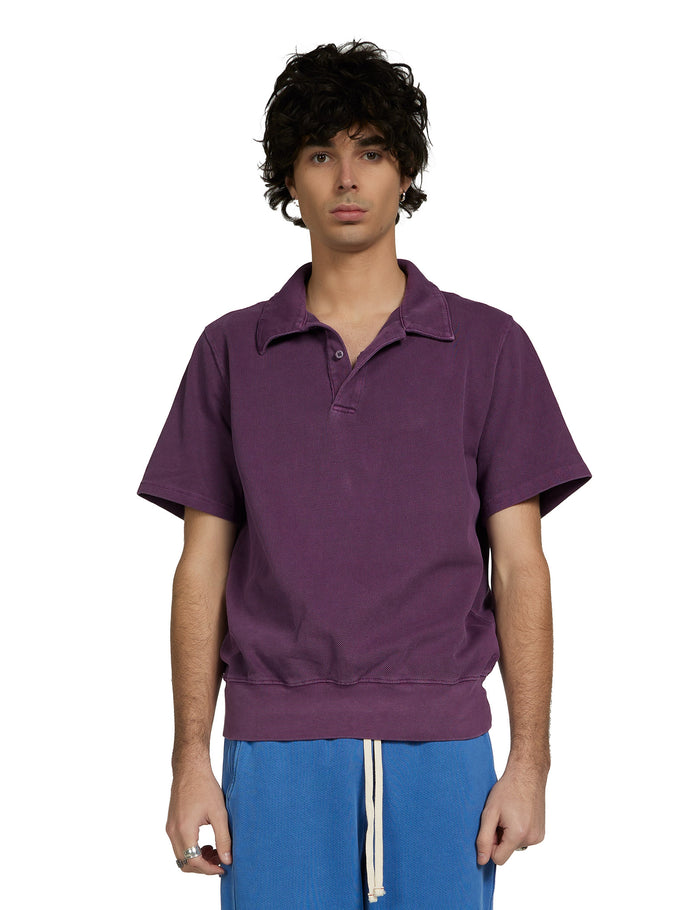 les tien Piqué S/S Banded Tennis Polo