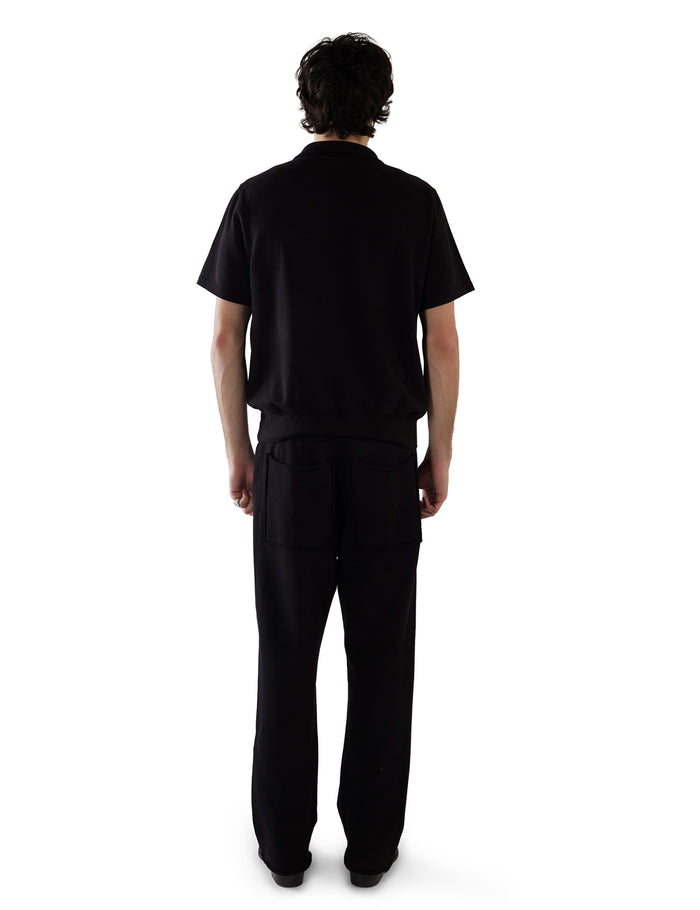 Les Tien Piqué S/S Banded Tennis Polo