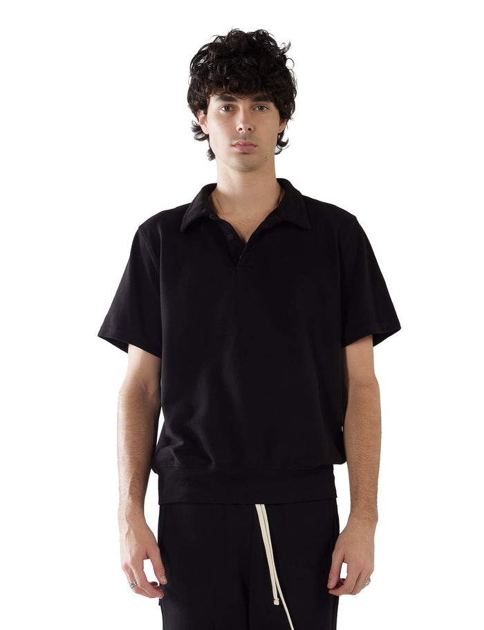 les tien Piqué S/S Banded Tennis Polo