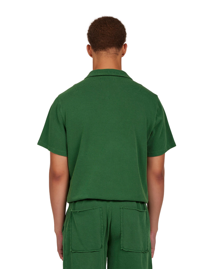 Les Tien Piqué S/S Banded Tennis Polo