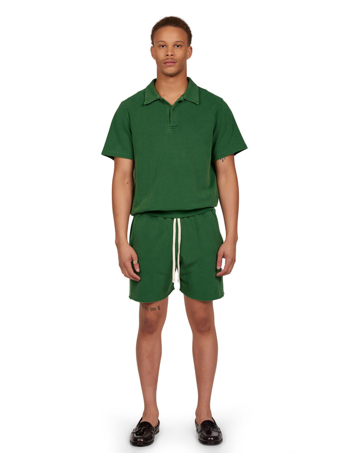 Les Tien Piqué S/S Banded Tennis Polo