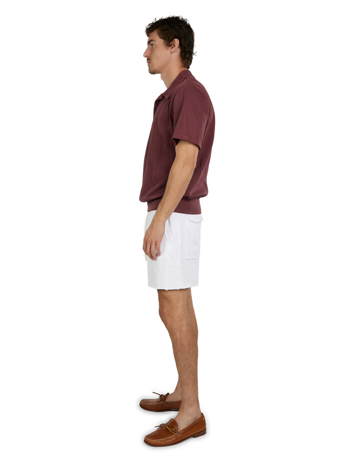 Les Tien Piqué S/S Banded Tennis Polo