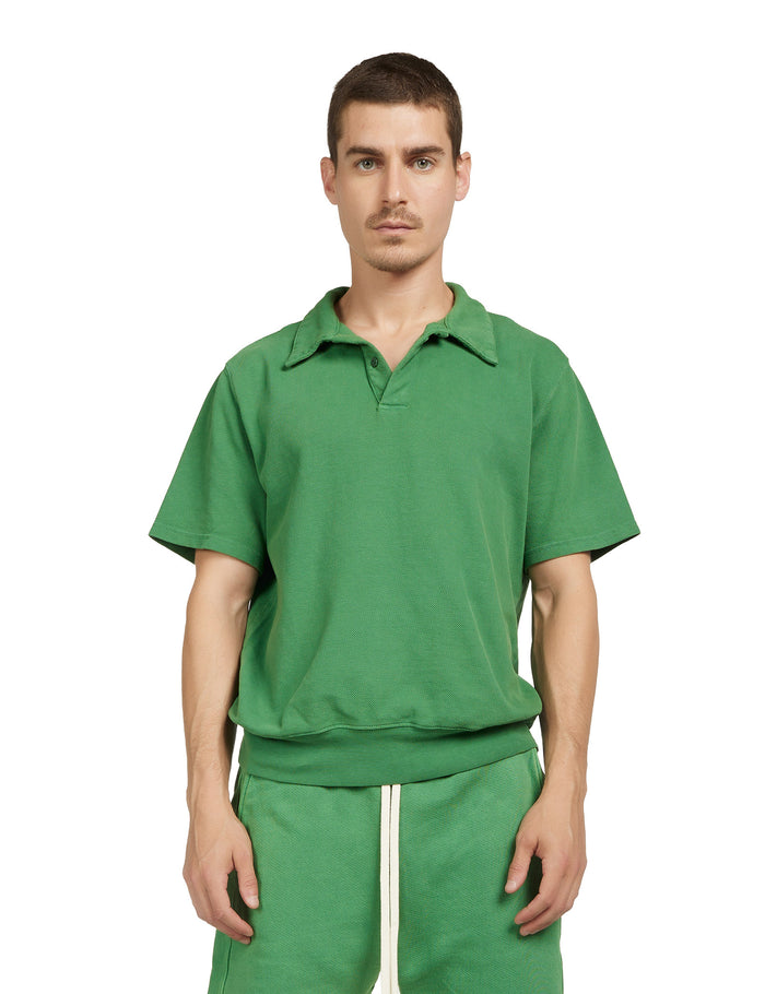 les tien Piqué S/S Banded Tennis Polo
