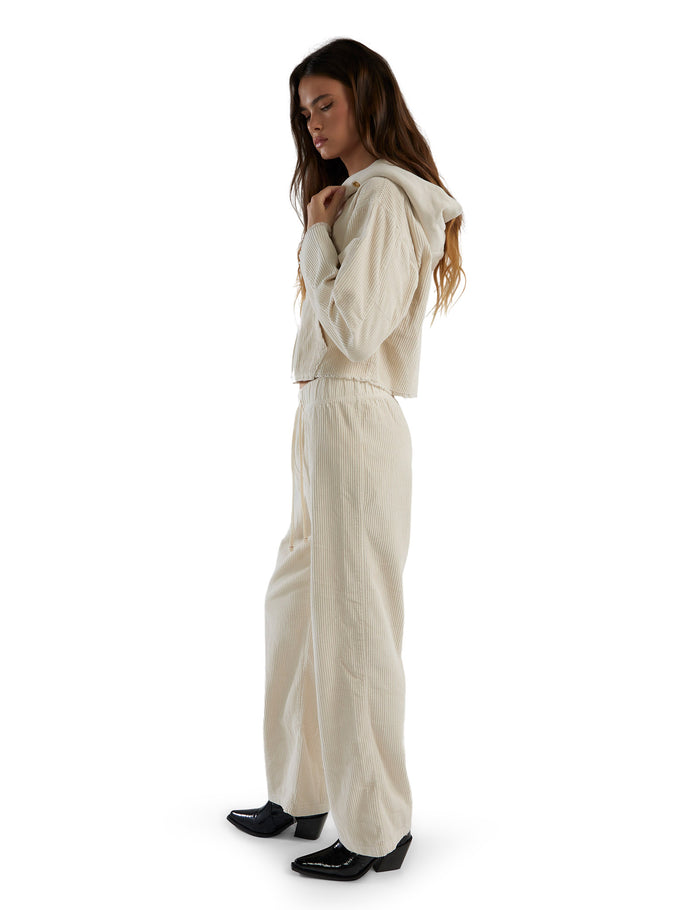 Les Tien Rosa Raw Zip Hoodie