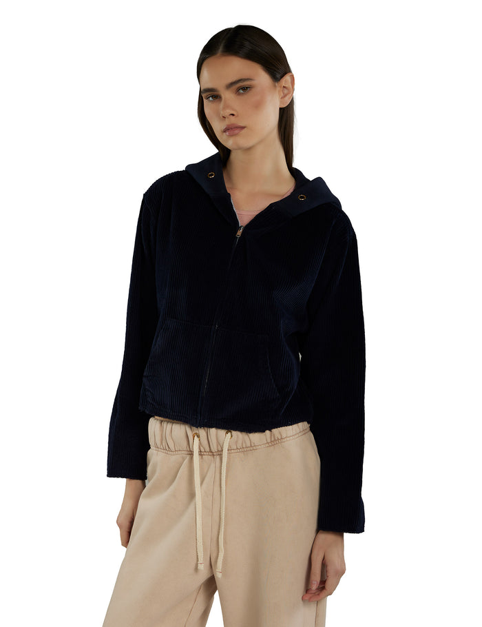 les tien Rosa Raw Zip Hoodie