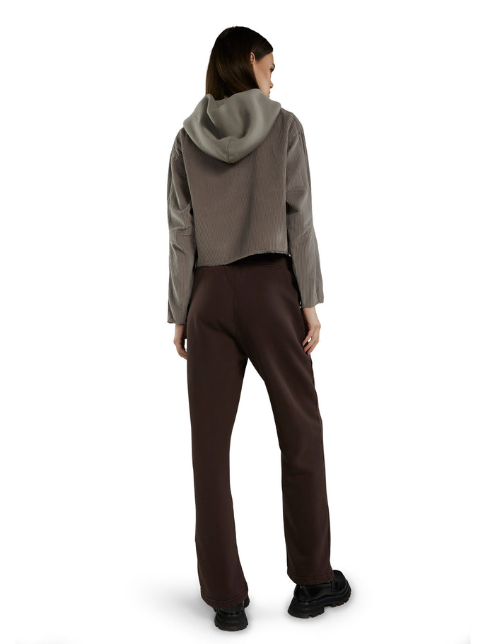 Les Tien Rosa Raw Zip Hoodie