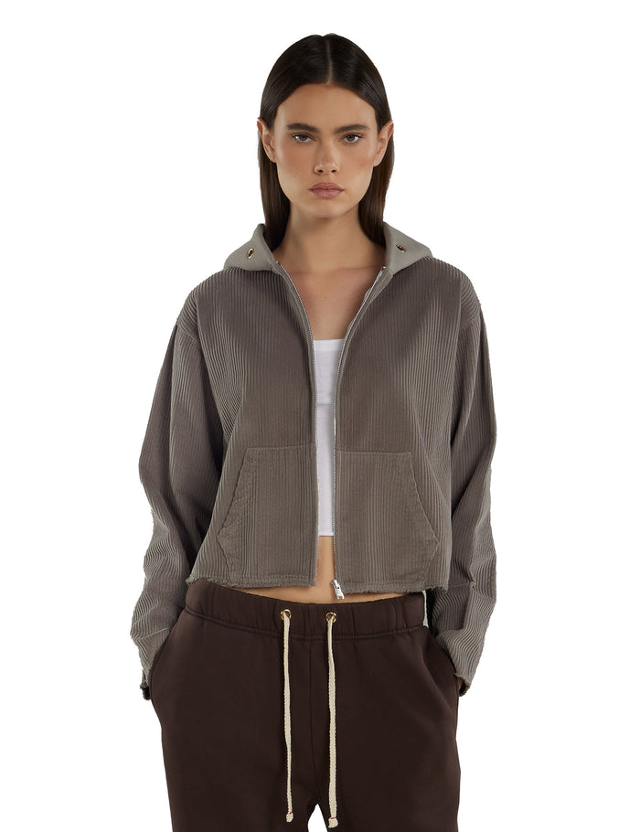 les tien Rosa Raw Zip Hoodie