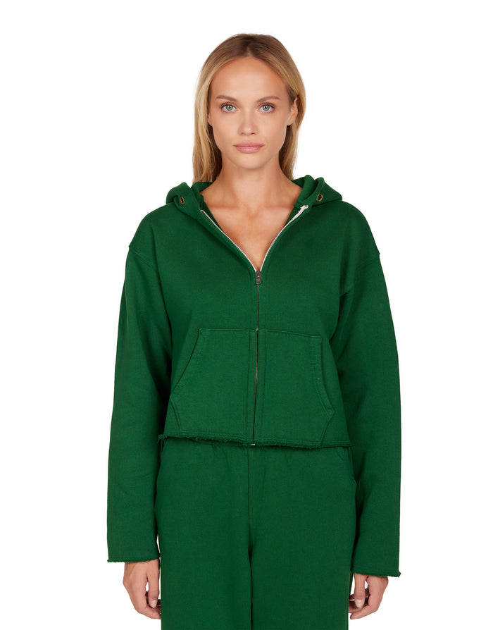 les tien Rosa Raw Zip Hoodie