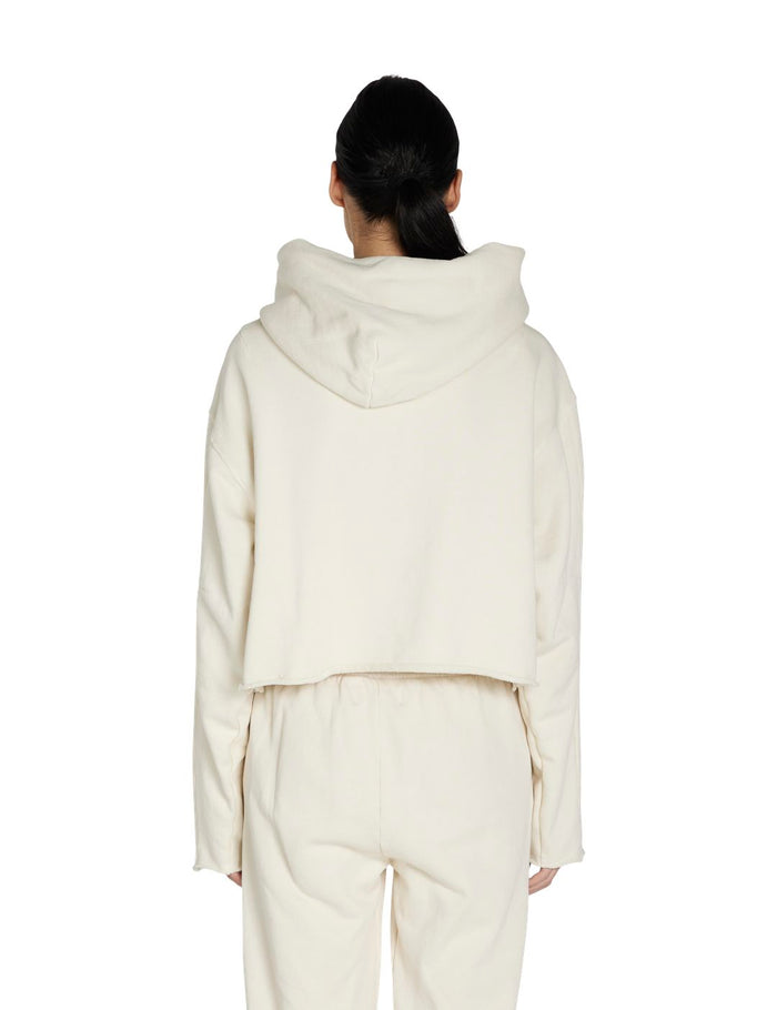 Les Tien Rosa Raw Zip Hoodie