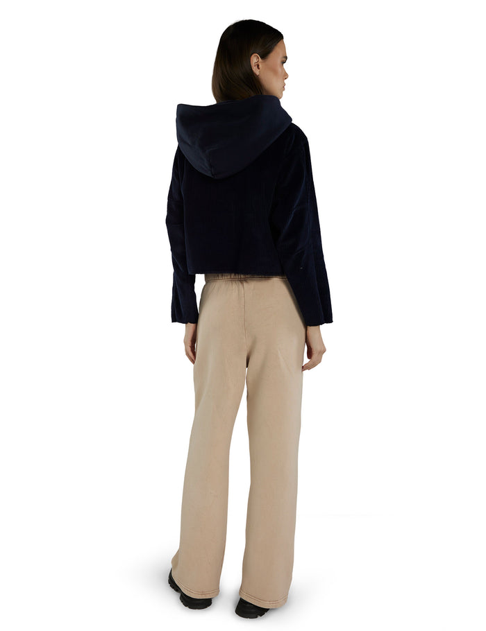 Les Tien Rosa Raw Zip Hoodie