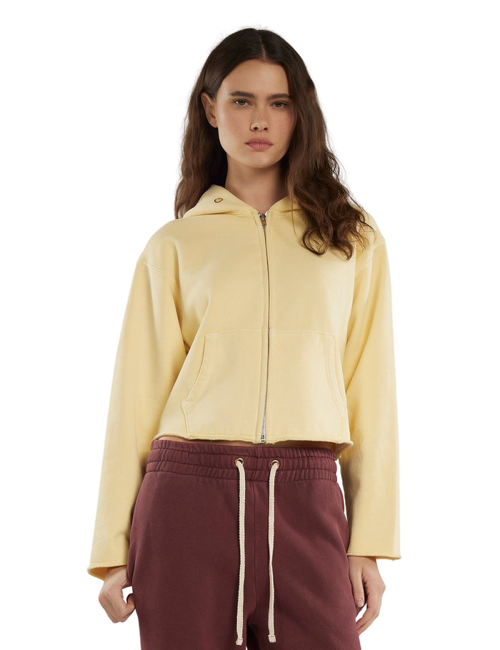 les tien Rosa Raw Zip Hoodie