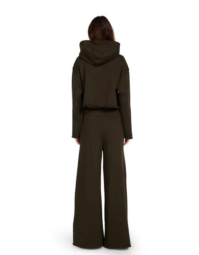 Les Tien Rosa Raw Zip Hoodie