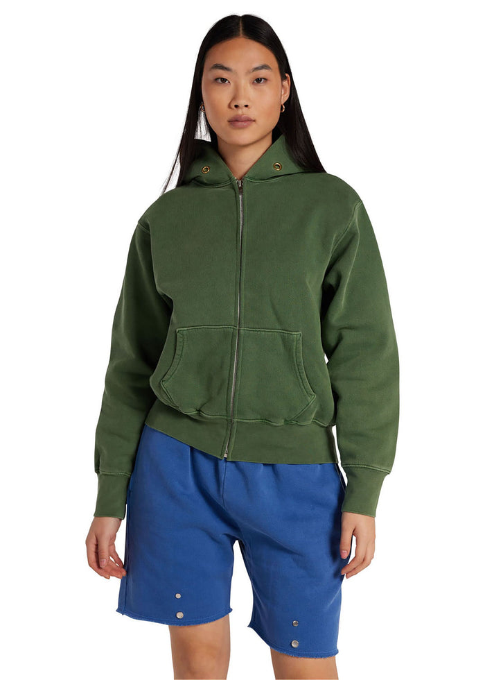 Les Tien Unisex Heavyweight Snap Front Short