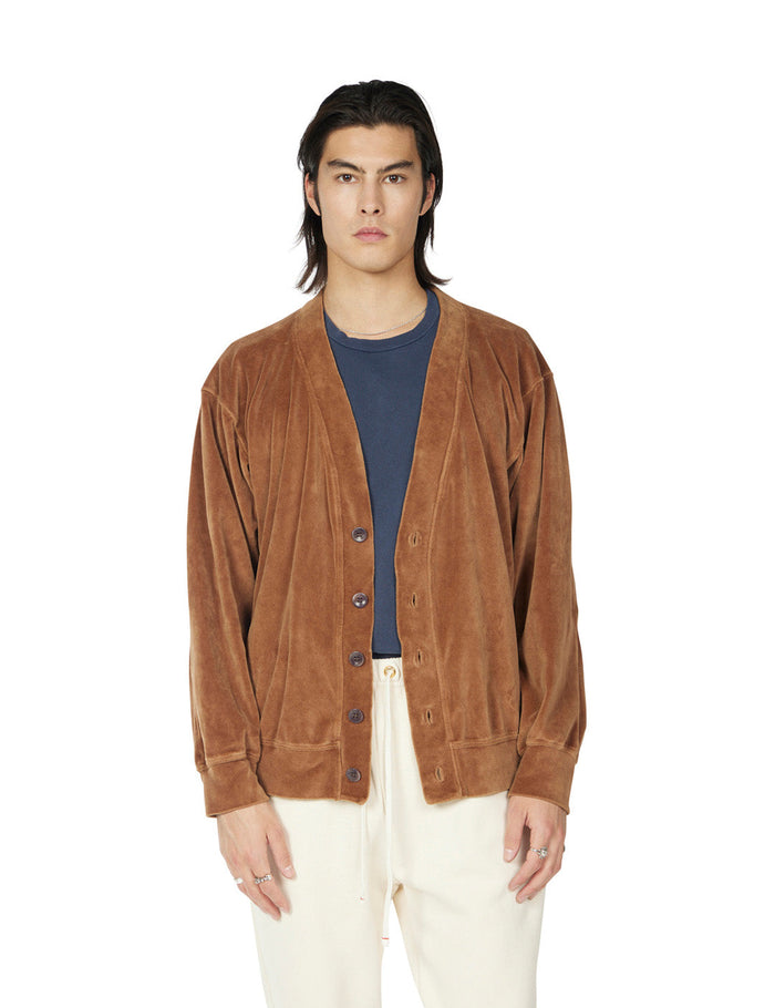 les tien Velour Cardigan