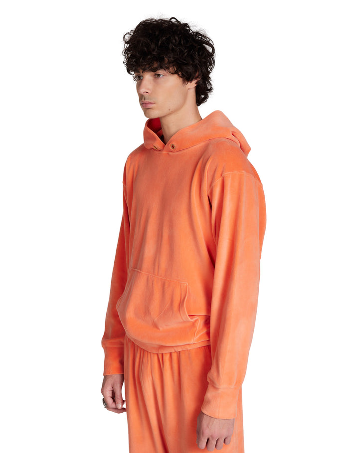 Les Tien Velour Hoodie