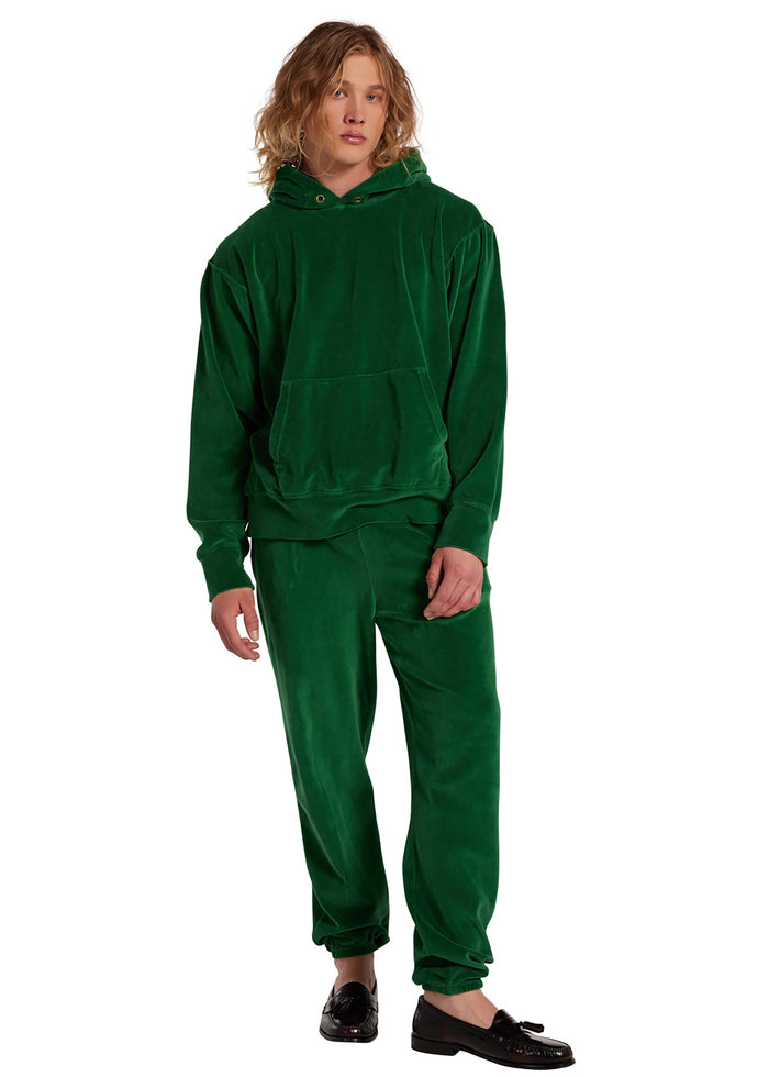 Les Tien Velour Hoodie