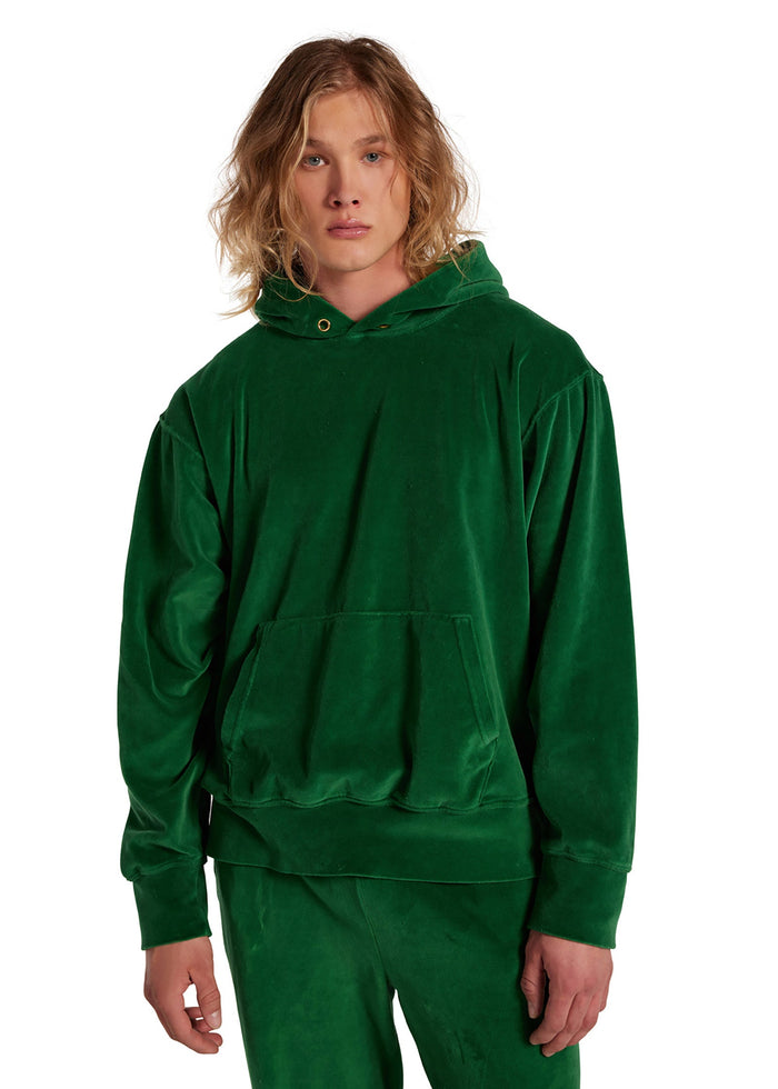 les tien Velour Hoodie