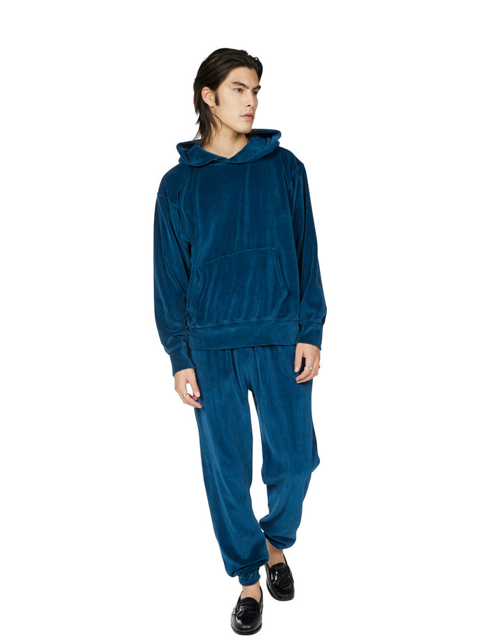 Les Tien Velour Hoodie