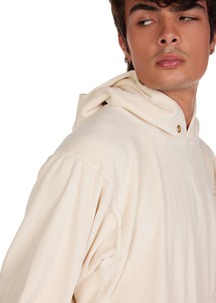 les tien Velour Hoodie