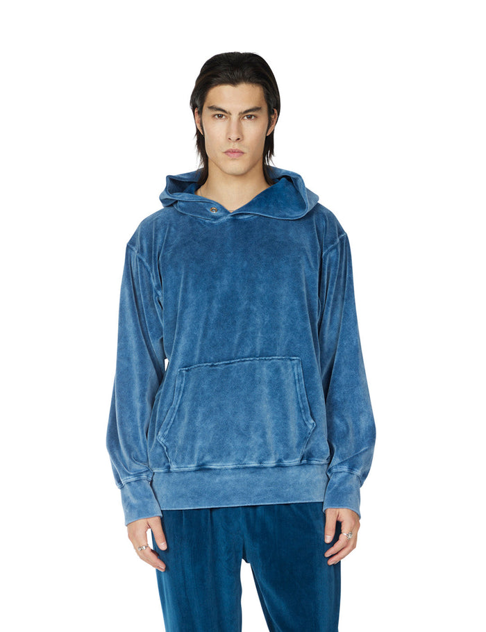 les tien Velour Hoodie