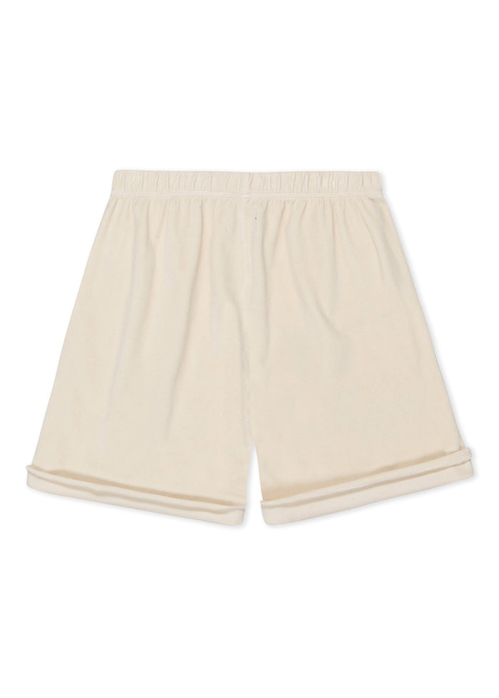 Les Tien Velour Snap Front Short