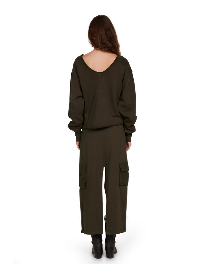 Les Tien Veronica Double V Roll Neck