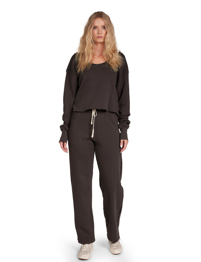 Les Tien Veronica Double V Roll Neck