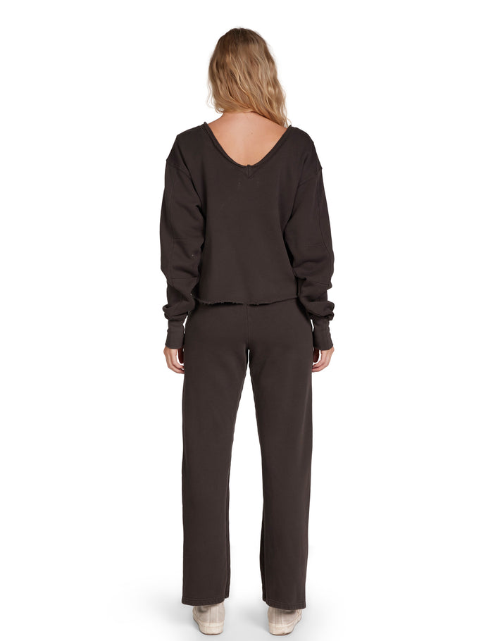 Les Tien Veronica Double V Roll Neck