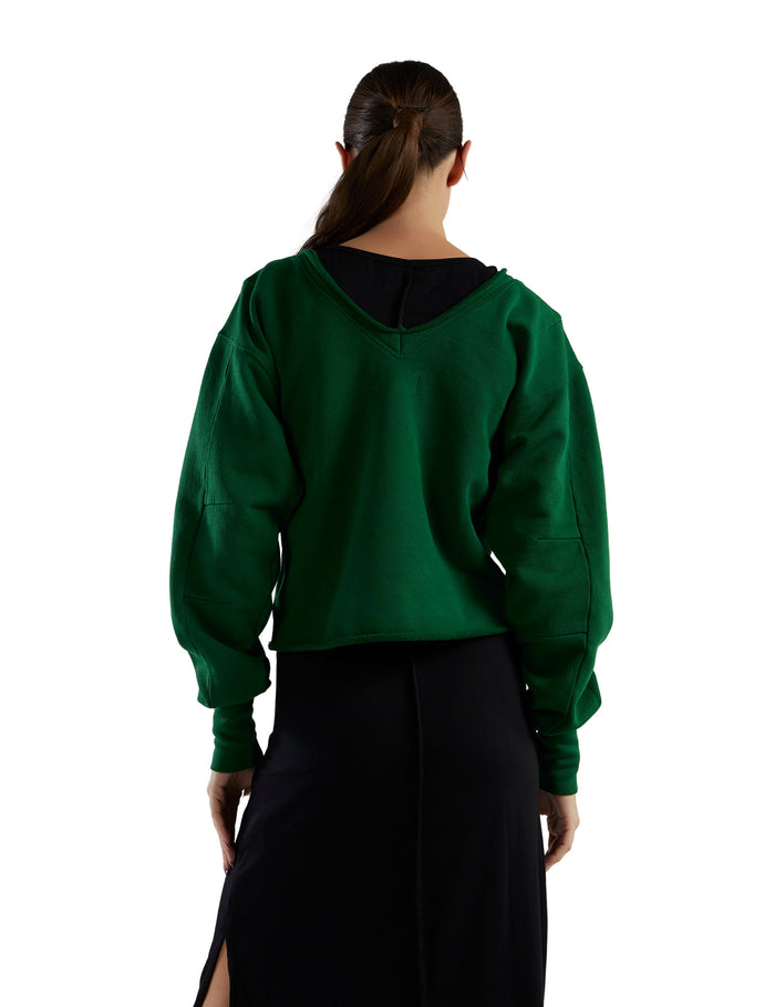 Les Tien Veronica Double V Roll Neck