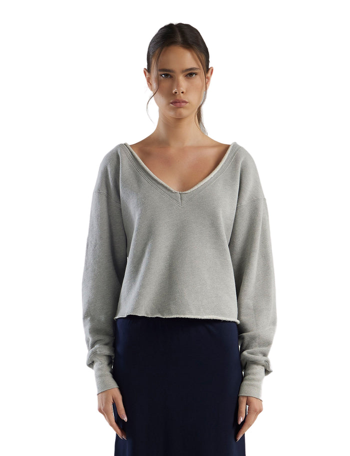 les tien Veronica Double V Roll Neck