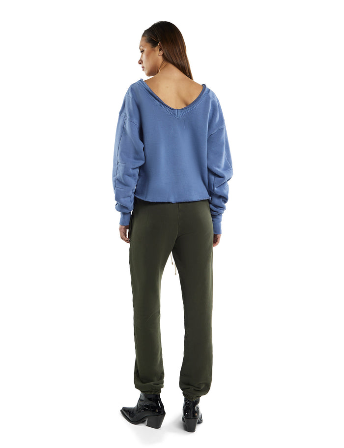 Les Tien Veronica Double V Roll Neck