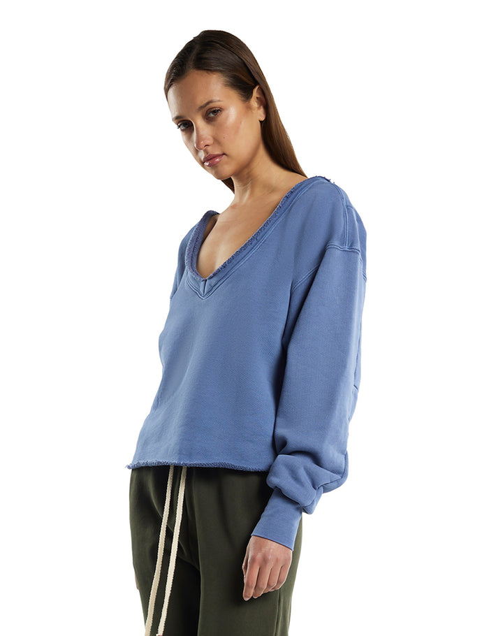 les tien Veronica Double V Roll Neck