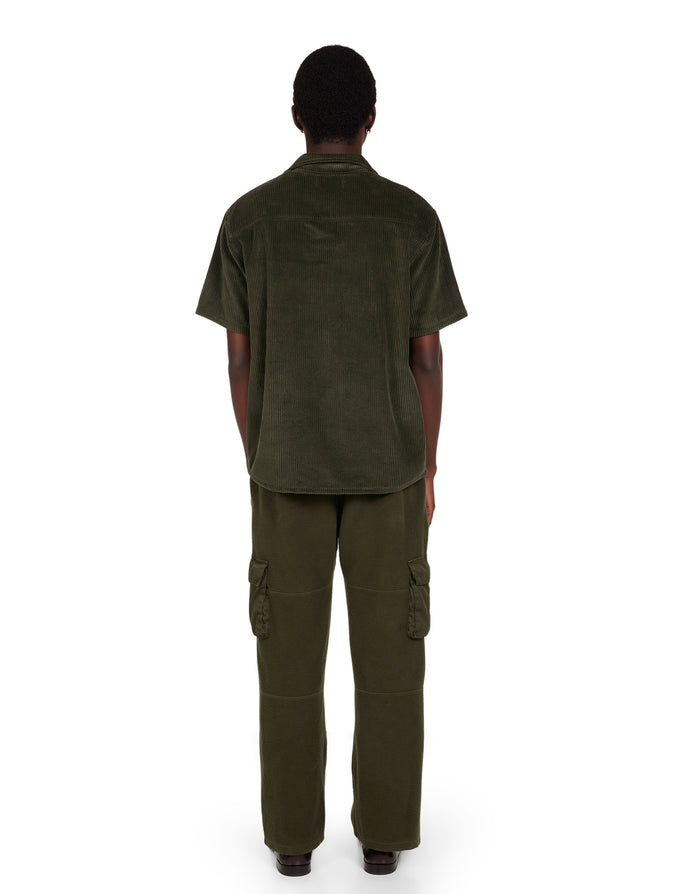 Les Tien Wide Wale Corduroy Cuban Shirt