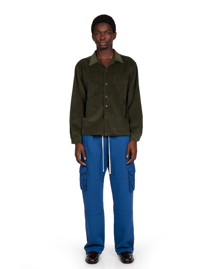 Les Tien Wide Wale Corduroy L/S Cuban Shirt