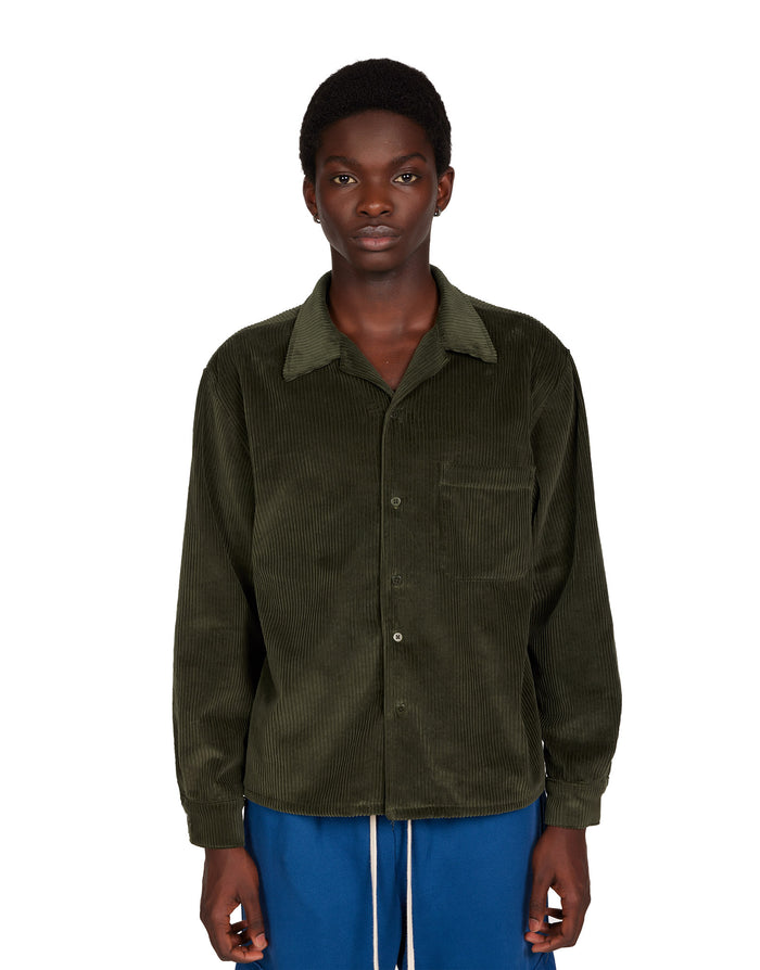 les tien Wide Wale Corduroy L/S Cuban Shirt